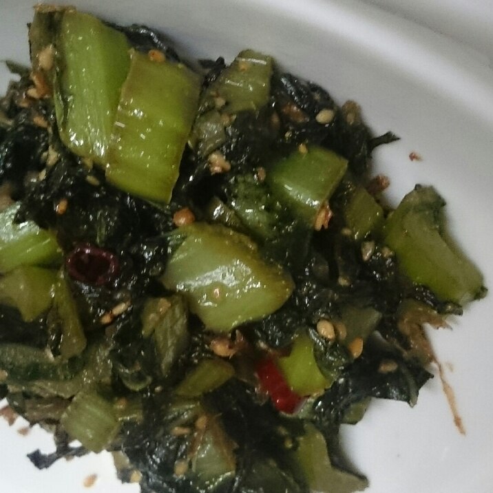 生の高菜炒め レシピ 作り方 By ゴイゴイス 楽天レシピ